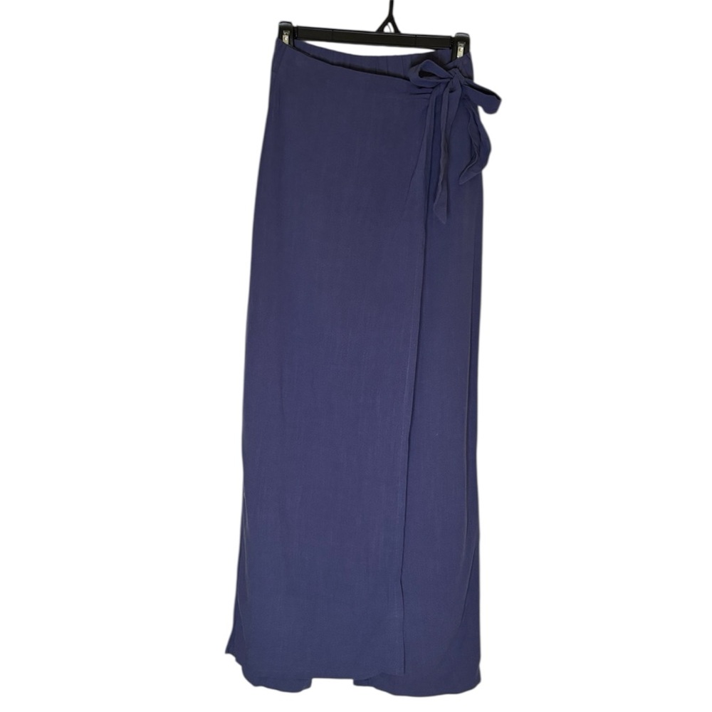Navy Wrap PANTS with Side Tie